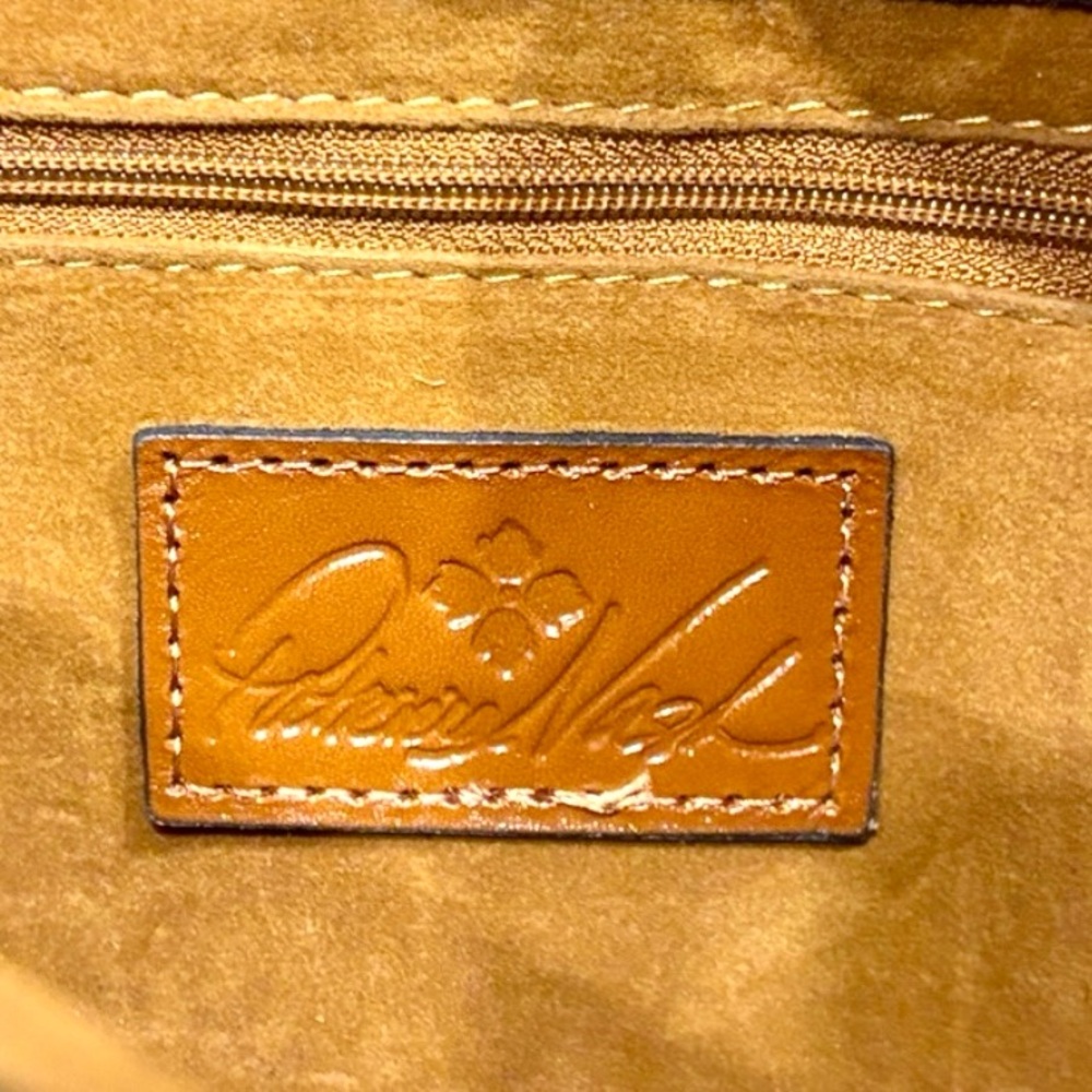 PATRICIA NASH Tooled Laurentina Crossbody Italian Leather Handcrafted Stitching - Picture 7 of 15